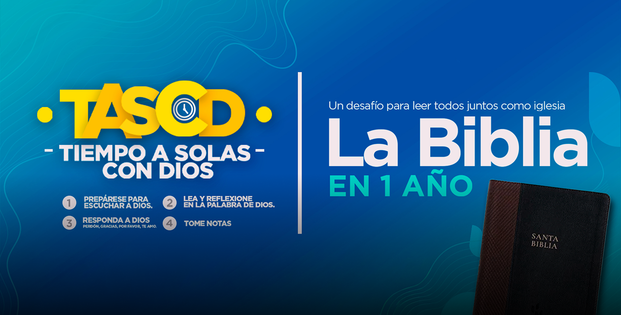TASOD, tiempo a solas con Dios. La Biblia en 1 año: un desafío para leer todos juntos como iglesia